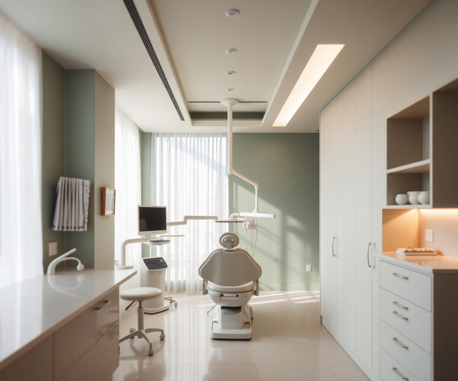 Interior de la clínica dental Núcleo Médico Pachuca